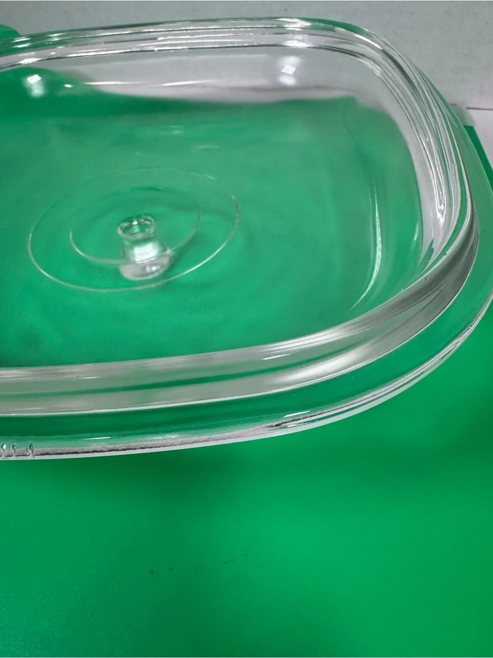 Pyrex P-12-C clear glass lid For Corning Ware P-25-B Square Baking Dish